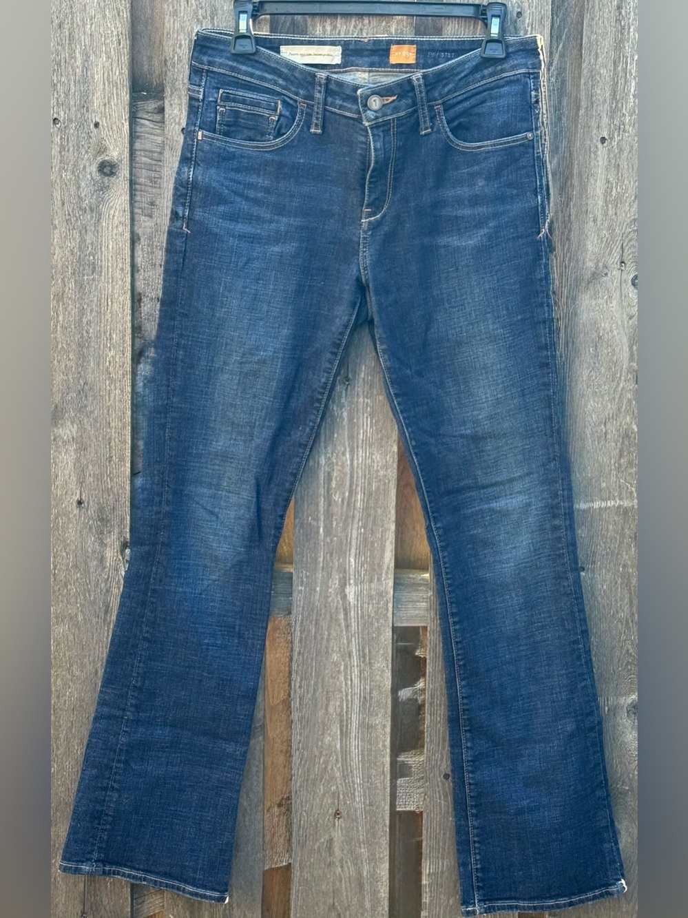 Pilcro Dark Blue Bootcut Jeans - Petite